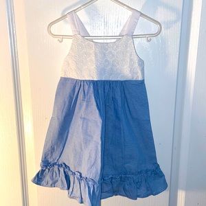 White/Blue summer dress